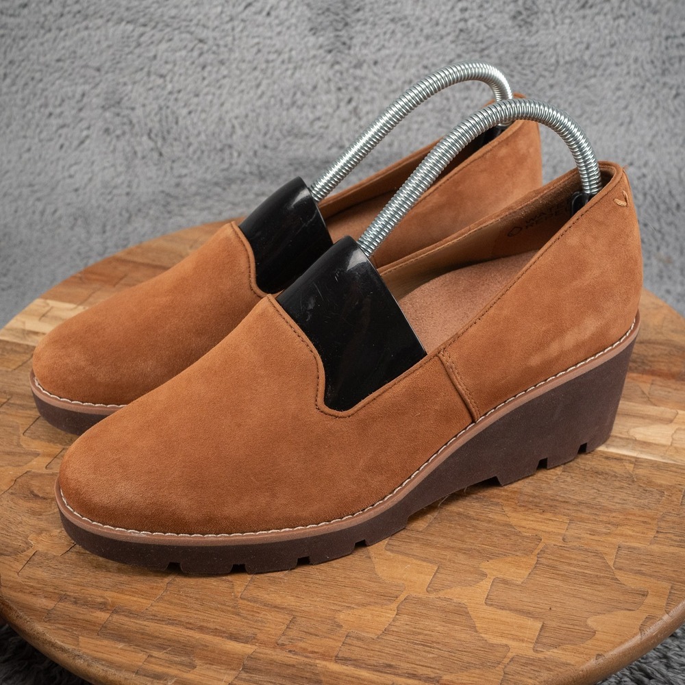 Vionic‎ Water Repellent Wedges Willa Wedge Toffee NEW Size 9.5 - Picture 3 of 7